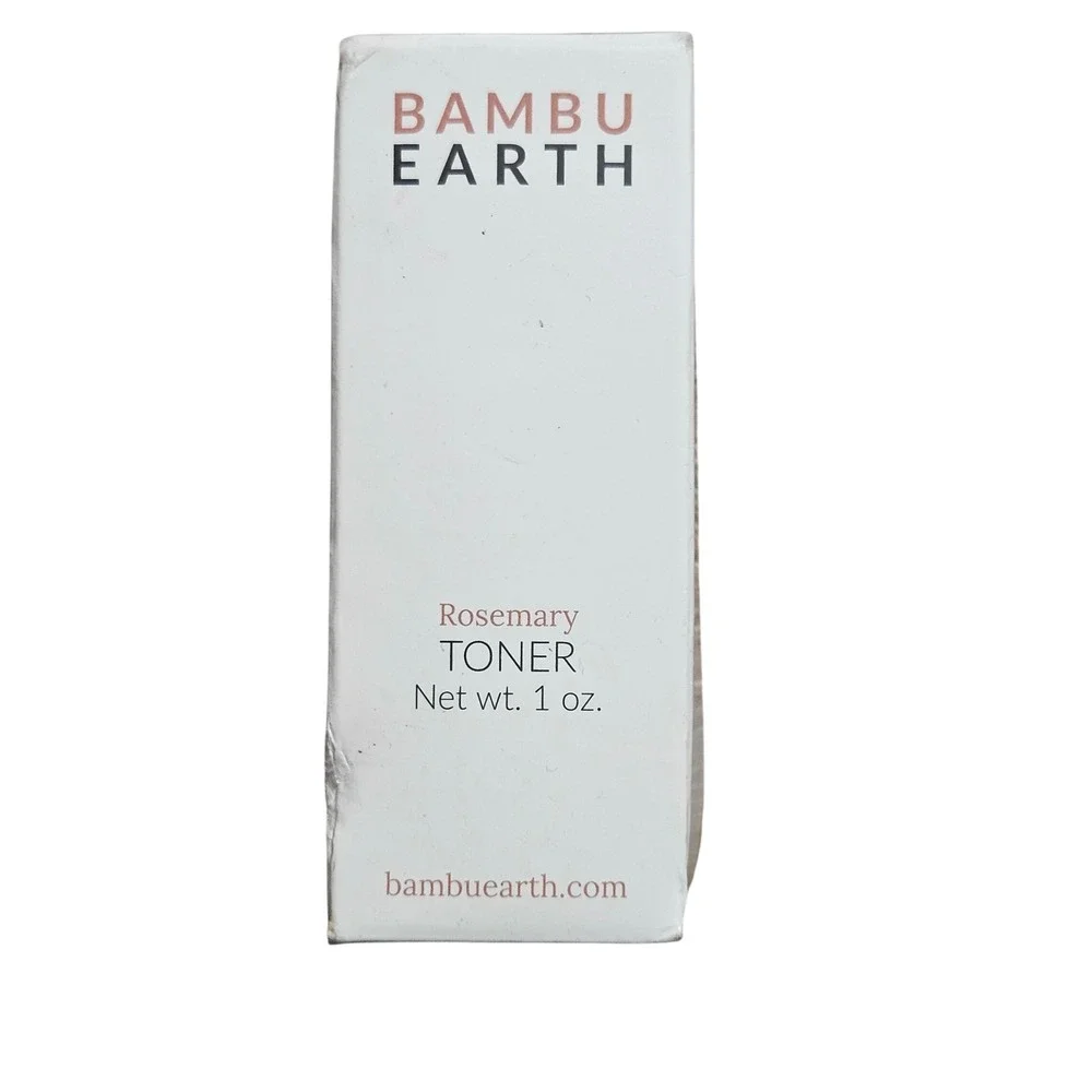 Bambu Earth Rosemary Toner 1 oz Organic Apple Cider Vinegar Witch Hazel NIB